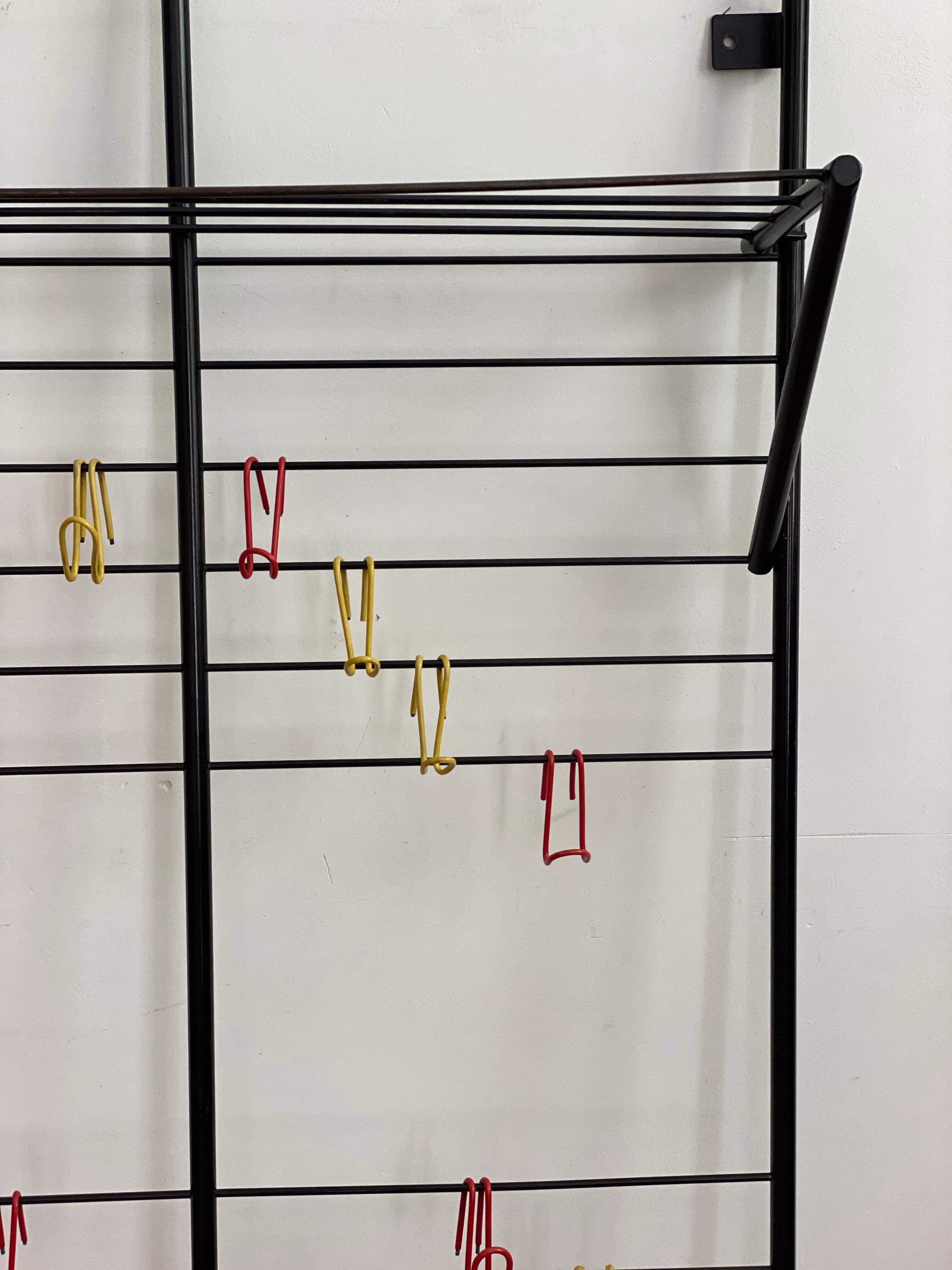 Vintage Dutch coat rack by Tjerk Reijenga for Pilastro 50s