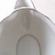 Limoges Maigre Gras porcelain sauce boat with silver decoration