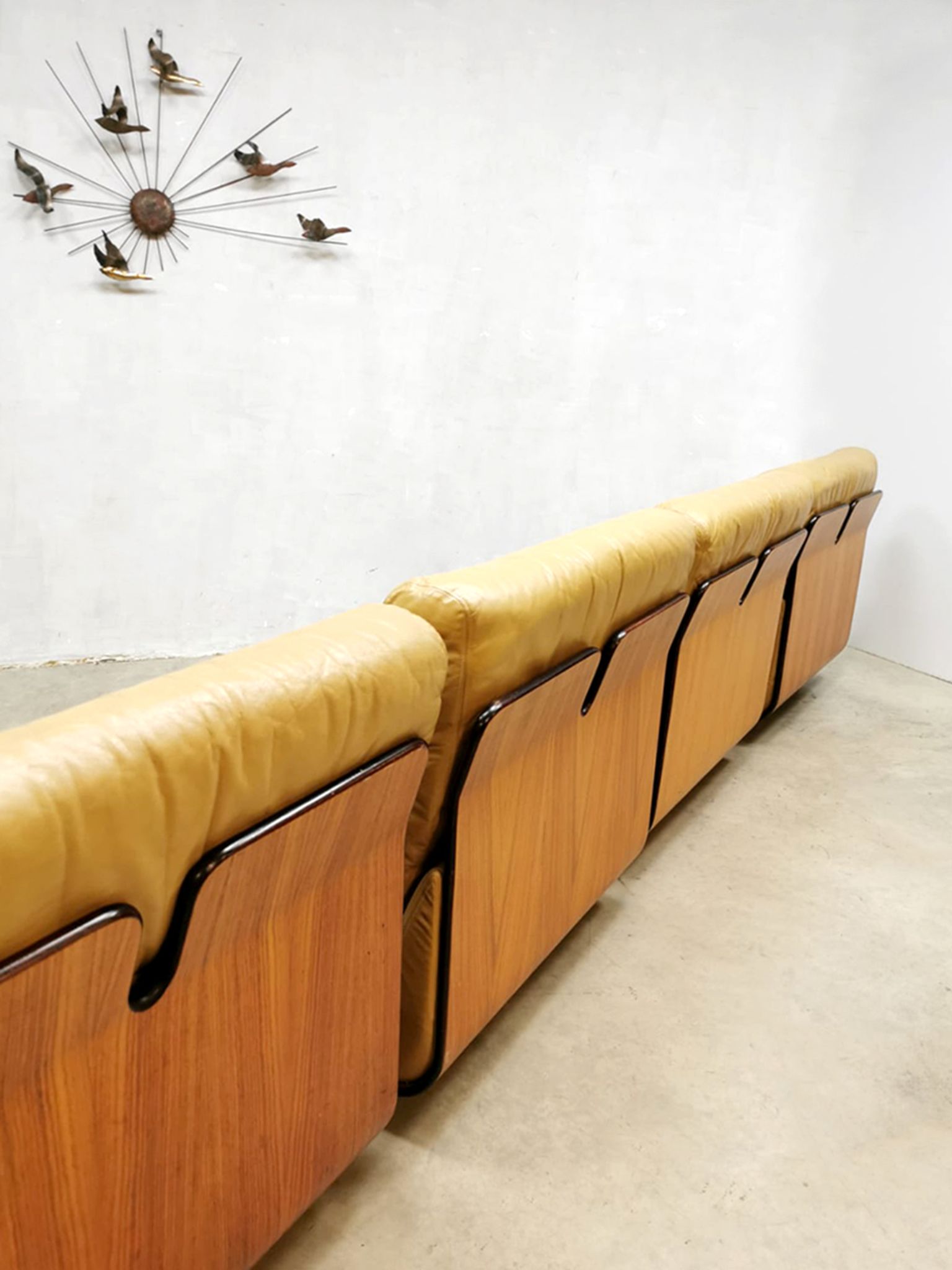Vintage Italian design modular sofa