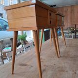 Pair of vintage bedside tables
