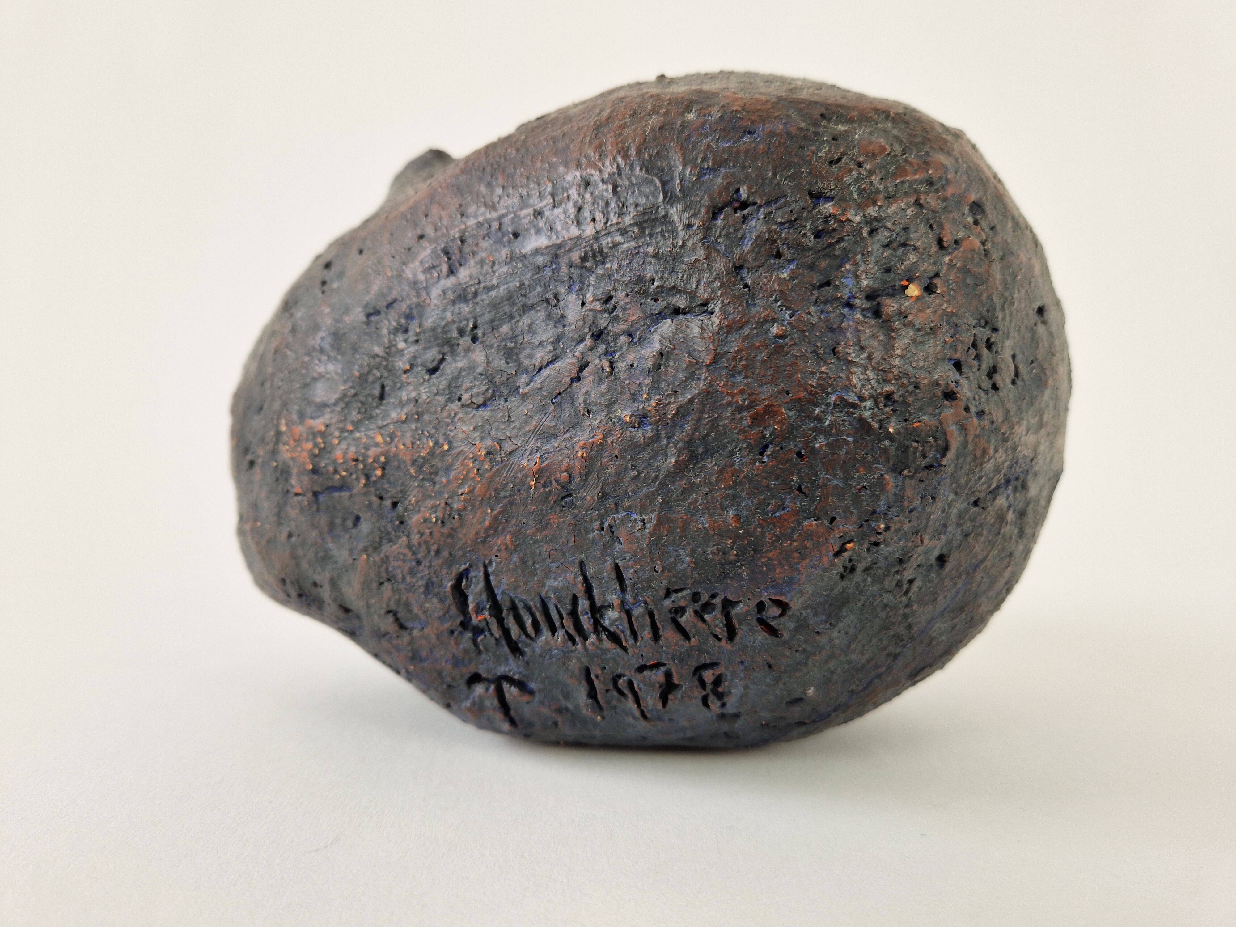 Vintage ceramic vase by Jonckheere, 1978