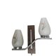 BTV double-arm wall lamp in art deco style
