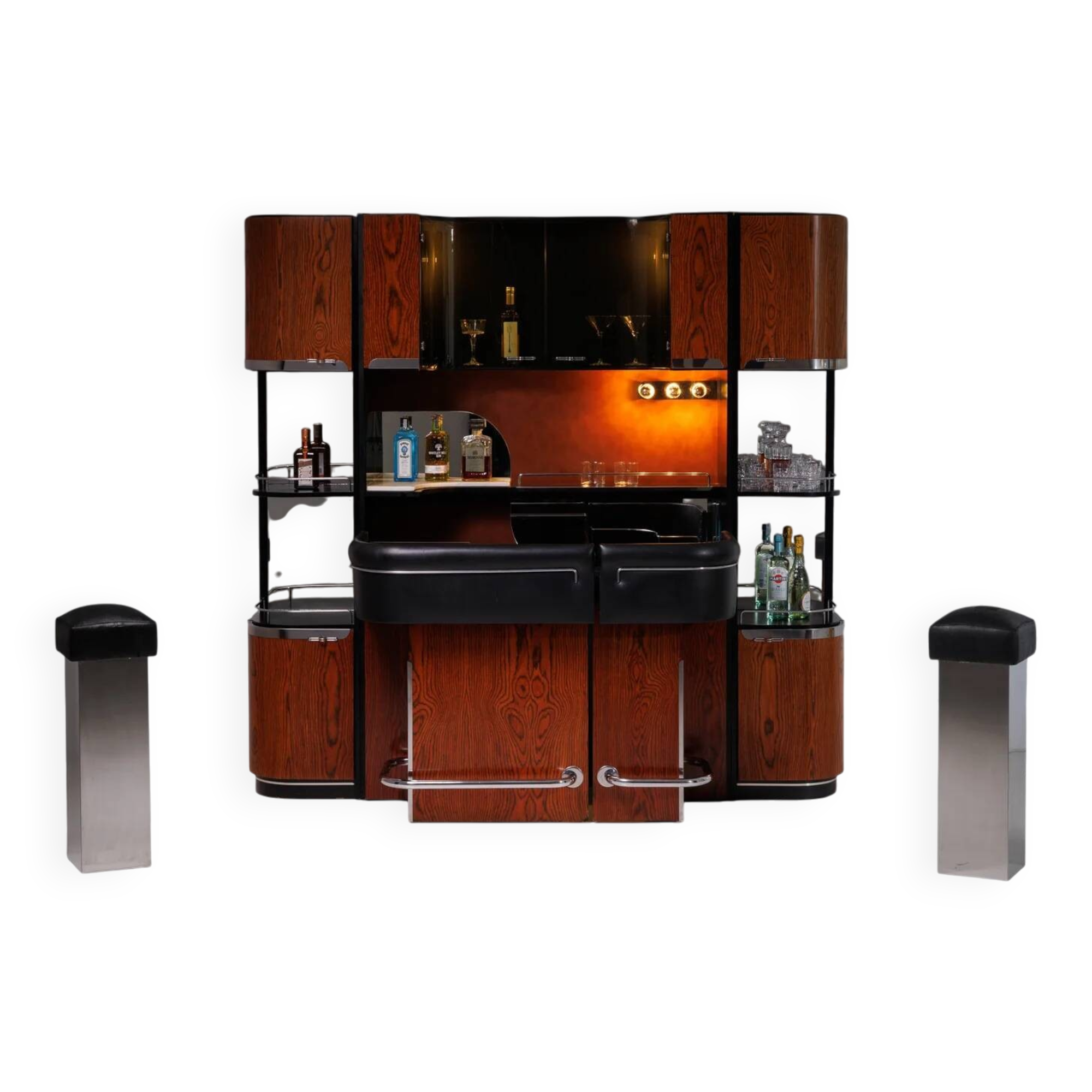 Mid-century bar cabinet - 1970s, Italy