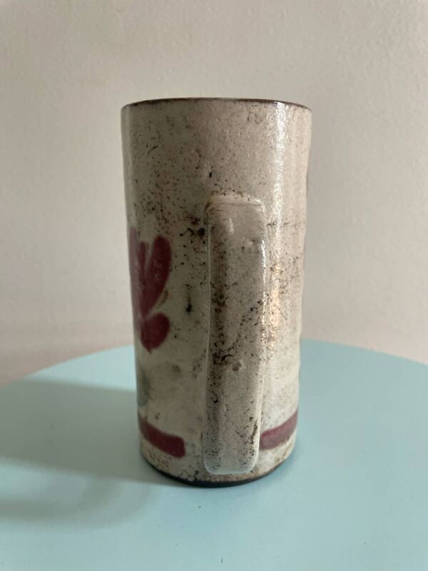 Chope vintage signée Gustave Reynaud – Atelier Le Mûrier, Vallauris –