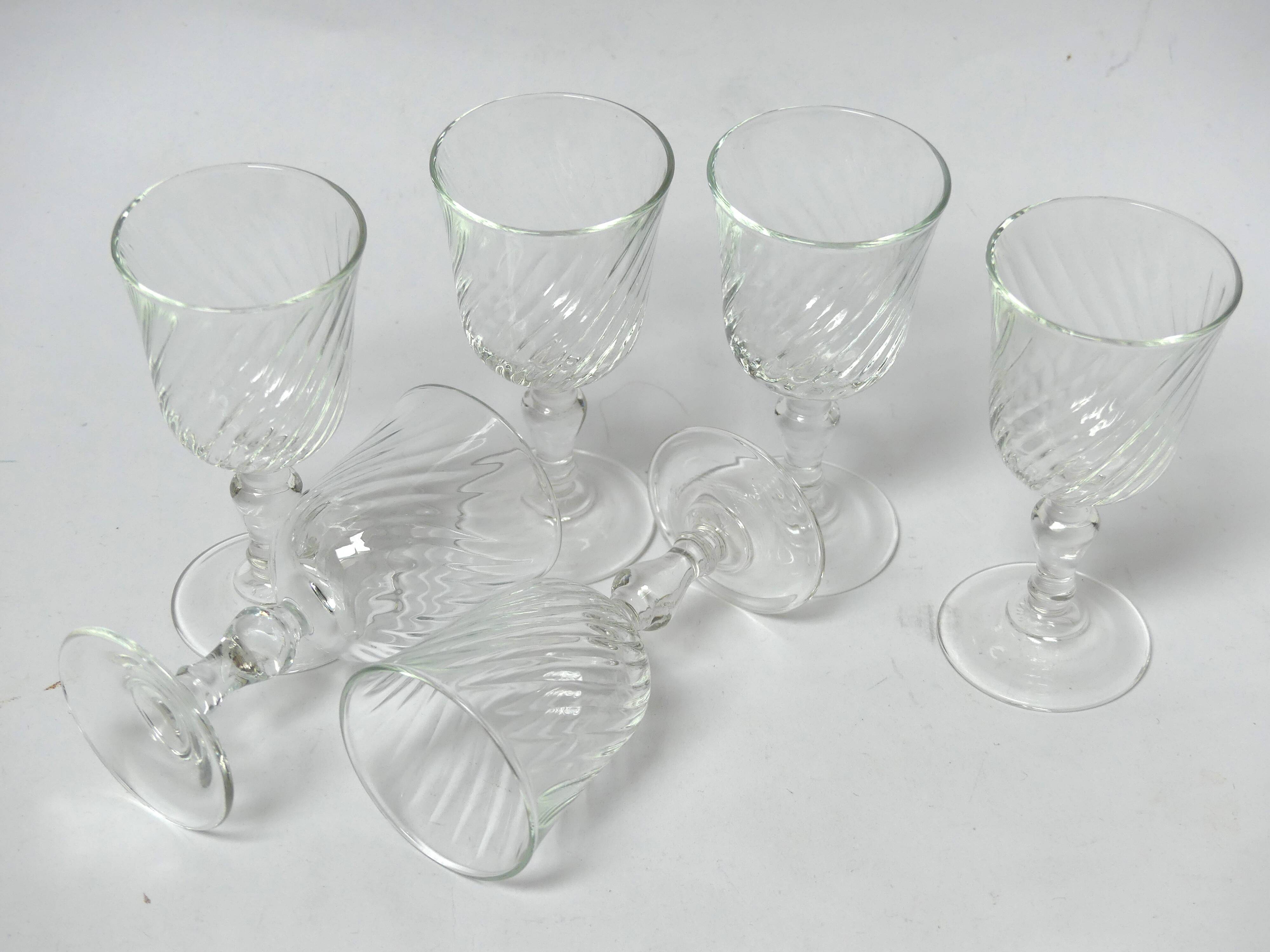 Luminarc liqueur glasses