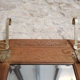 Coat rack solid oak wardrobe