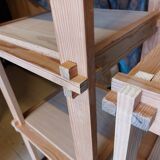 Modular fir staircase bookcase - Maison Regain