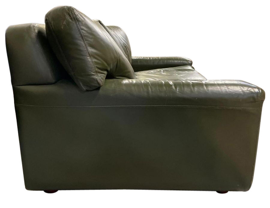 Heals of London vintage leather sofa 70s