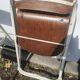 Pair of Bienaise model folding chairs from the Nelson brothers dating from the 1930s.