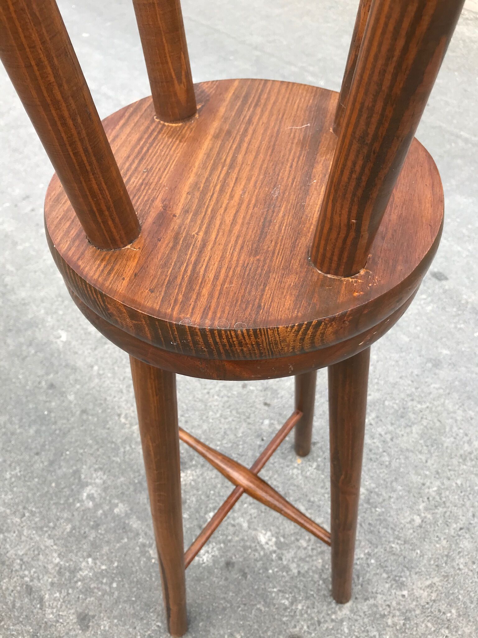Pair of high vintage stools 1960