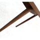Extendable table set and 4 scandinavian dining chairs in teak 1960