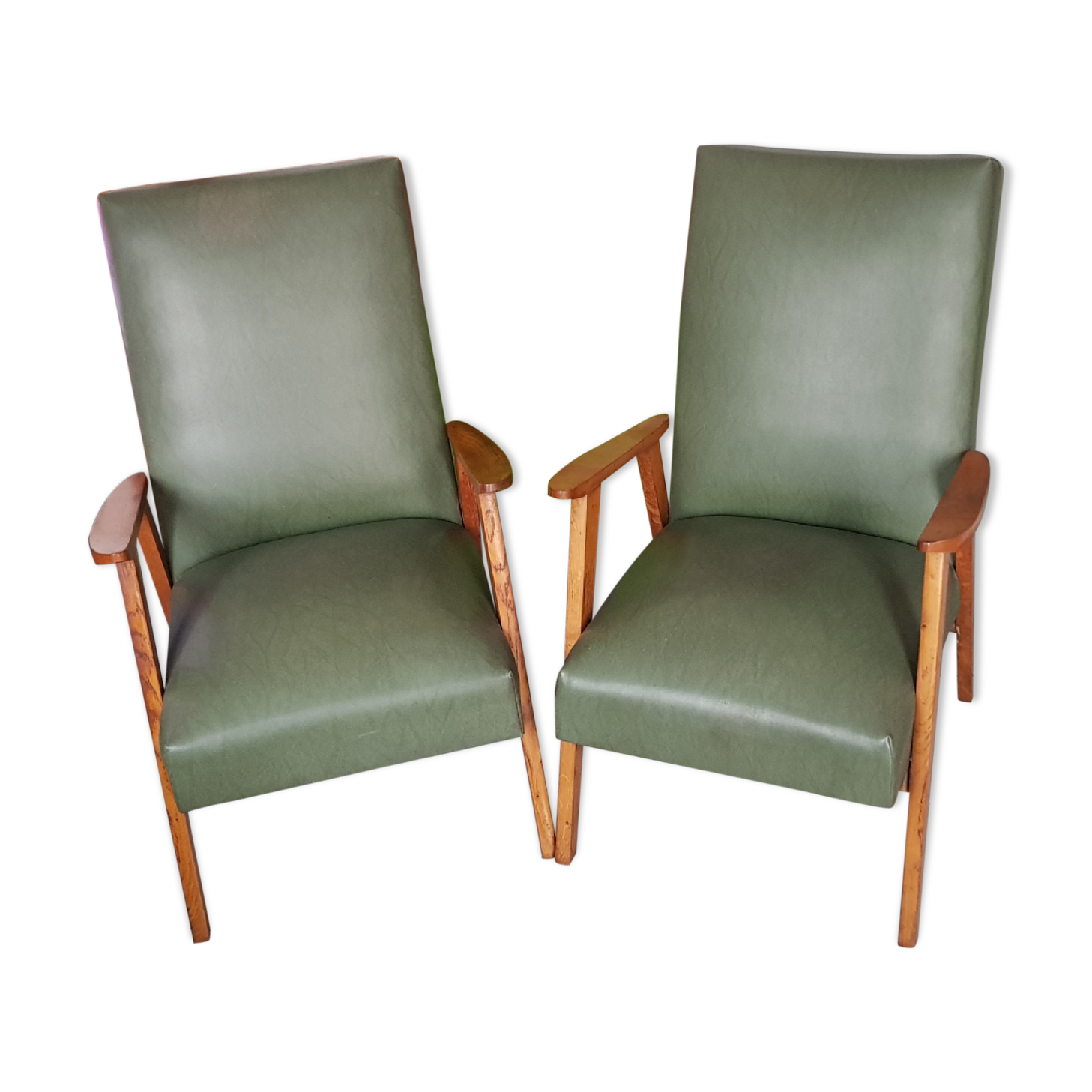 Armchairs Scandinavian 1960 circa