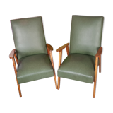 Armchairs Scandinavian 1960 circa