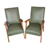 Armchairs Scandinavian 1960 circa