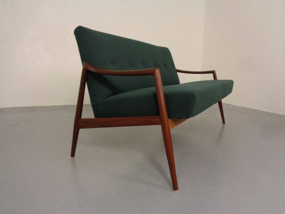 Organic Teak Armchair by Hartmut Lohmeyer for Wilkhahn, 1960s