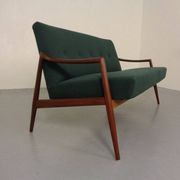 Organic Teak Armchair by Hartmut Lohmeyer for Wilkhahn, 1960s