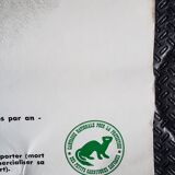 Vintage poster the wild cat is protected