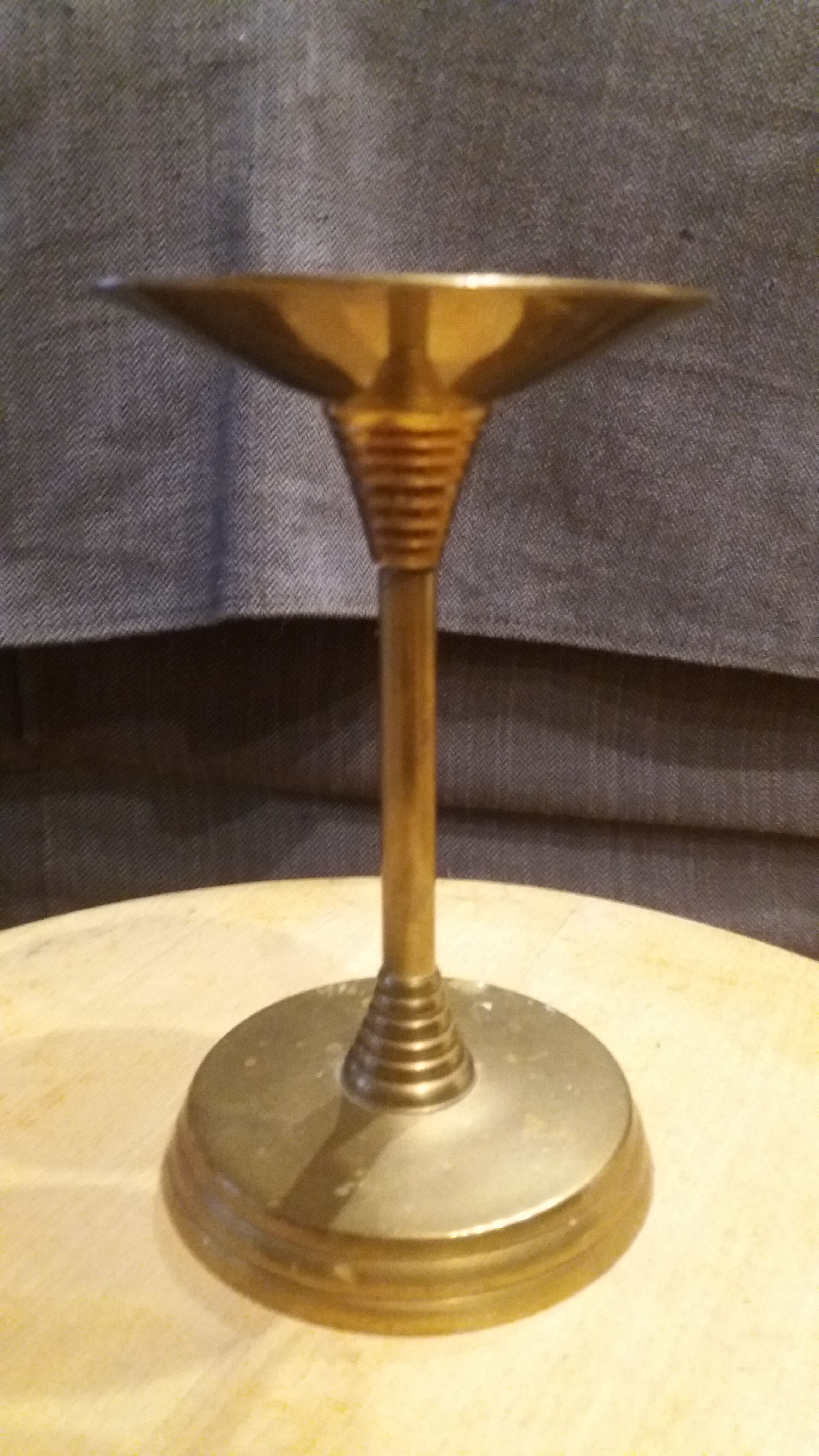 Brass candlestick