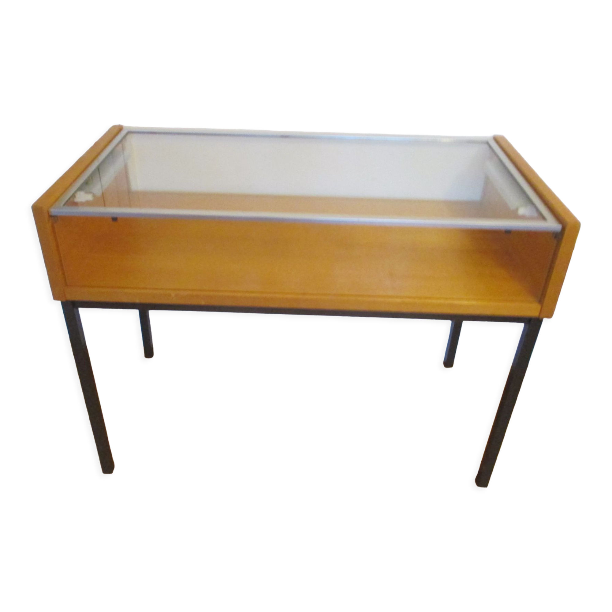 Vintage console showcase furniture