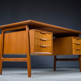 Teak 75 desk from Omann Jun, 1960s