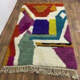 Unique handmade Berber rug 3x2 m