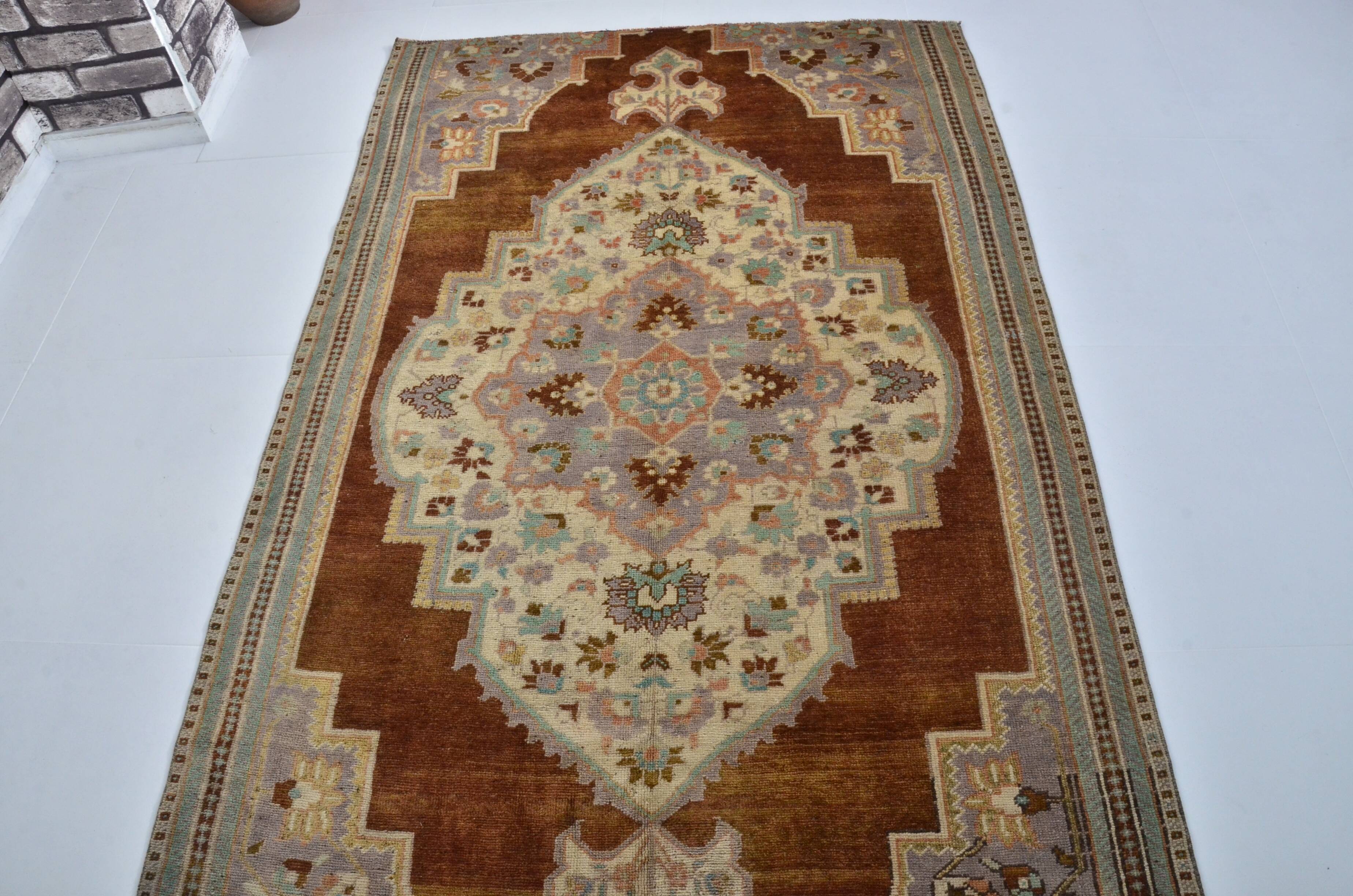 Turkish Oushak handmade rug sku 3568