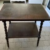 Dark wood table