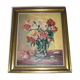 Tableau huile sur toile "bouquet de roses" signé Gouty