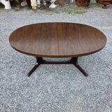 Extensible Baumann table in oak from the 1960s.