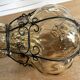 Hallway cage lantern, Murano blown glass, Venice, vintage, 1960s