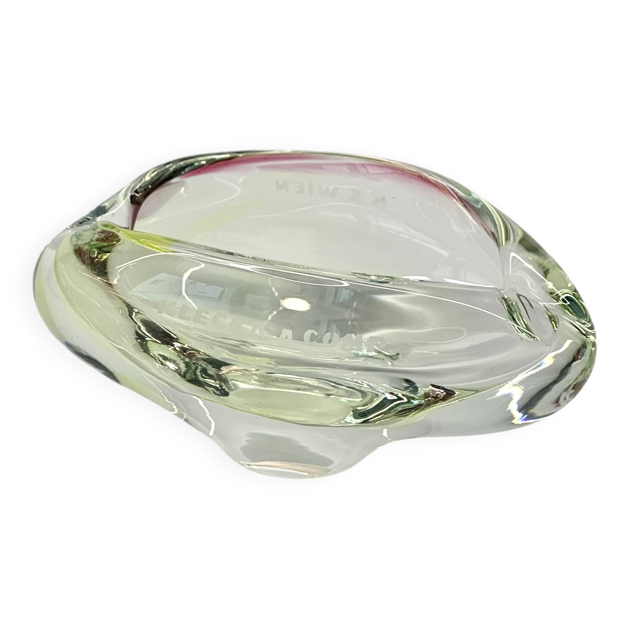 Bowl by Jozef Hospodka for Chribska Sklarna, 1960