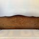Wooden wall coat rack