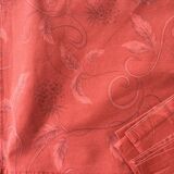 Large red tablecloth for 8 places and napkins