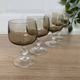 Set of 4 Luminarc liqueur glasses, Domaine model
