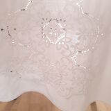 Embroidered tablecloth and 12 towels