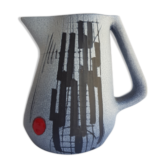 Ceramic pitcher Francois Caleca Vallauris 1950s