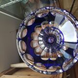 Vase bleu cristallery of lorraine - large model