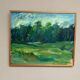 Original Swedish Oil on Canvas “Forest” by Leif Nilsson – Signed – Vintage