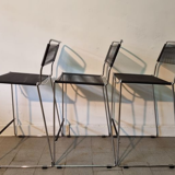 High stools Spaghetti dark gray design Giandomenico Belloti , edit by Alias