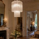 Murano lustre attributed to Toni Zuccheri – Venini – textured glass – year