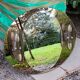 Oval mirror with 2 double tain sconces by Antonio Lupi from the 80s, 69x55 cm