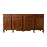 Buffet bas Louis XV en bois massif