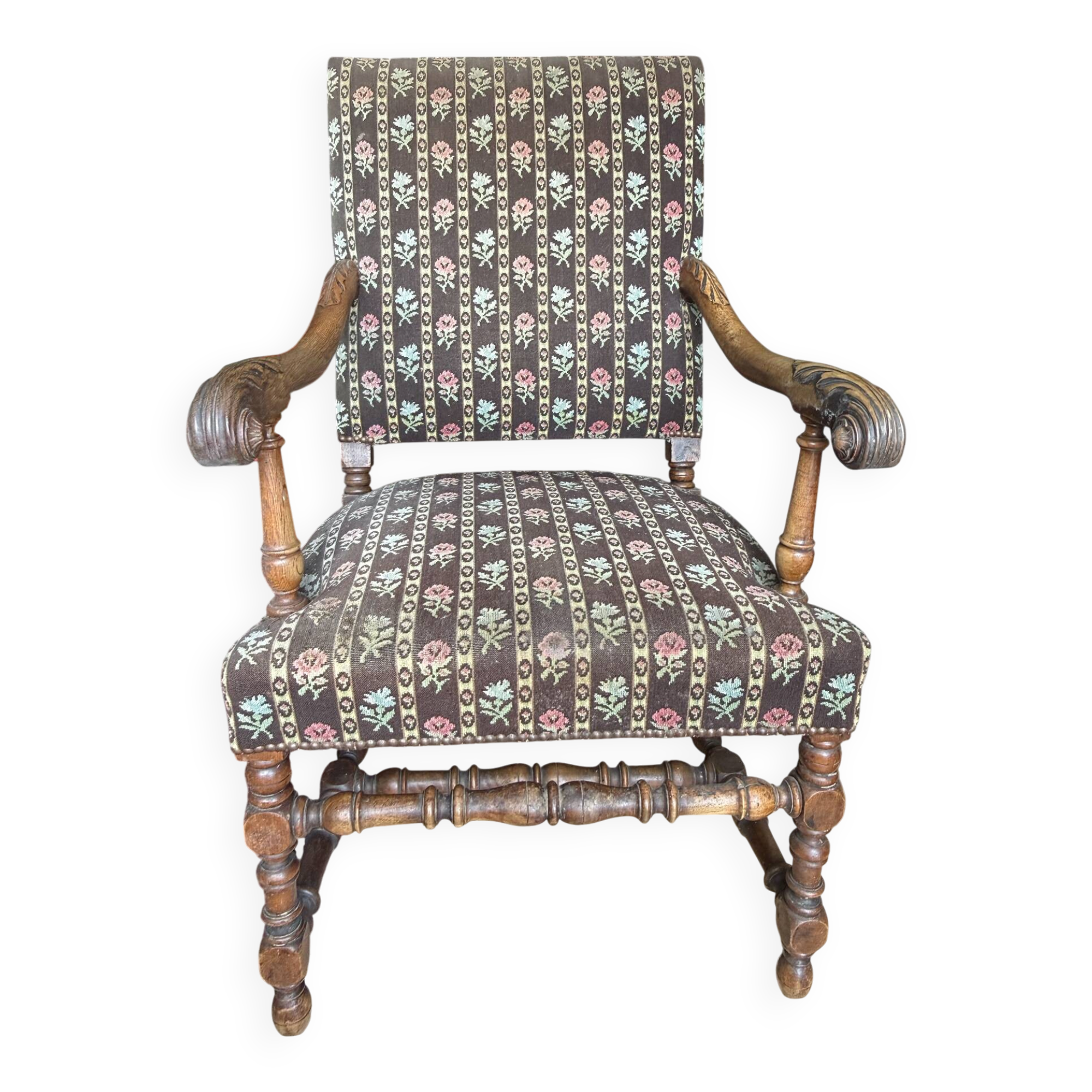 Fauteuil style Louis XIII