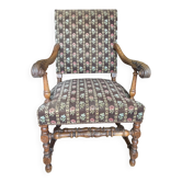 Fauteuil style Louis XIII