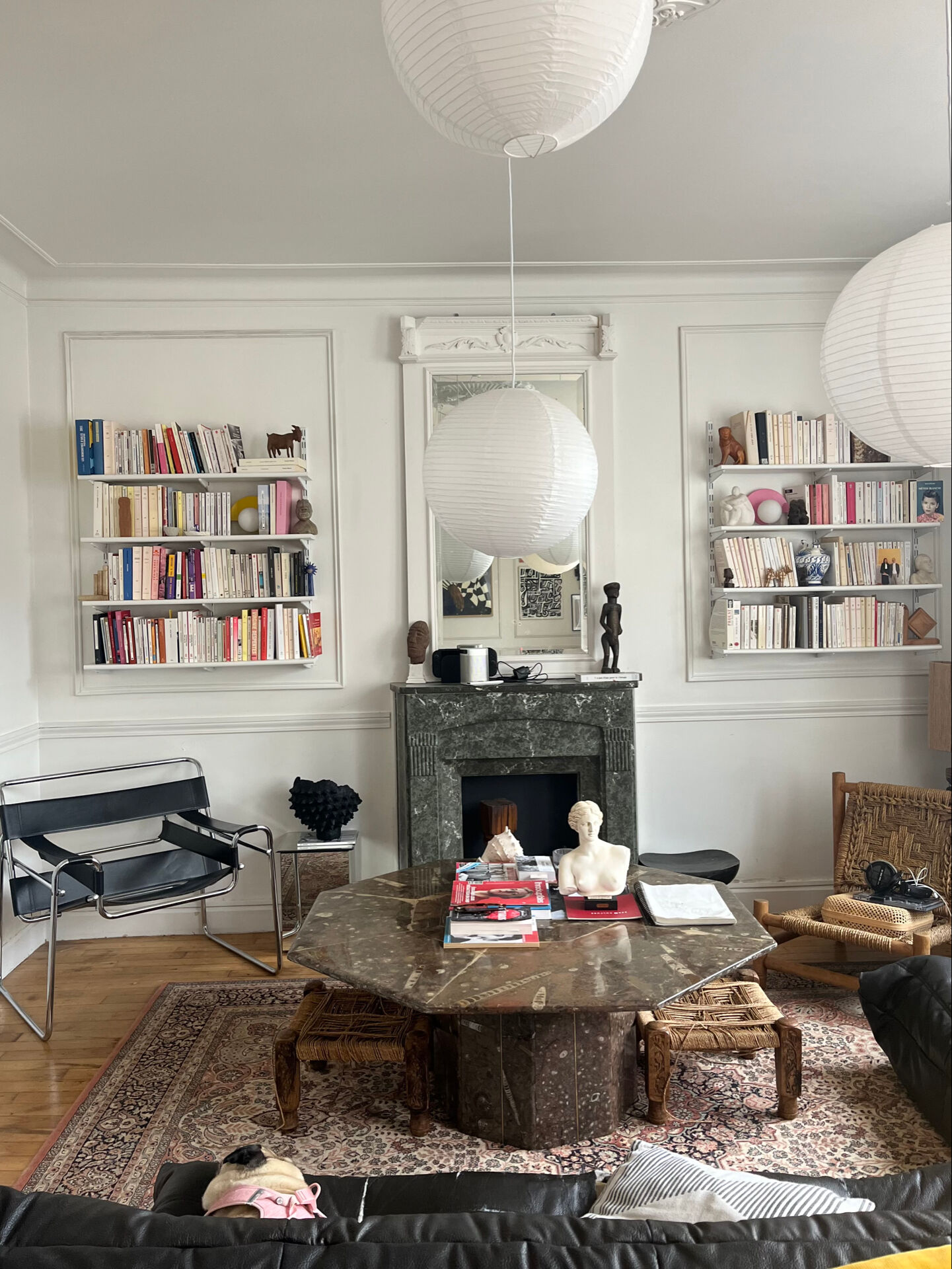Table basse en marbre