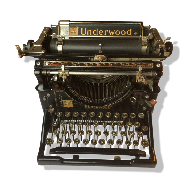 Machine à écrire ancienne Underwood n° 5 Selency Machine à écrire ancienne Underwood n° 5 Selency