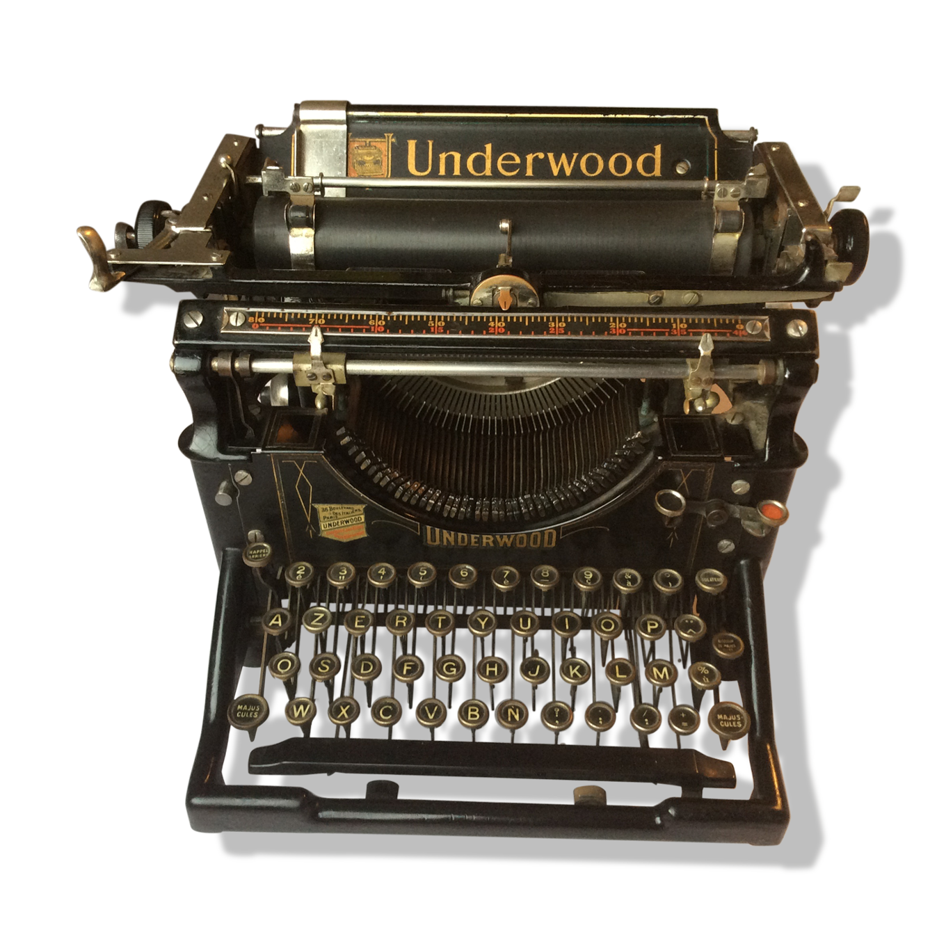 Machine à écrire ancienne Underwood n° 5 Selency Machine à écrire ancienne Underwood n° 5 Selency
