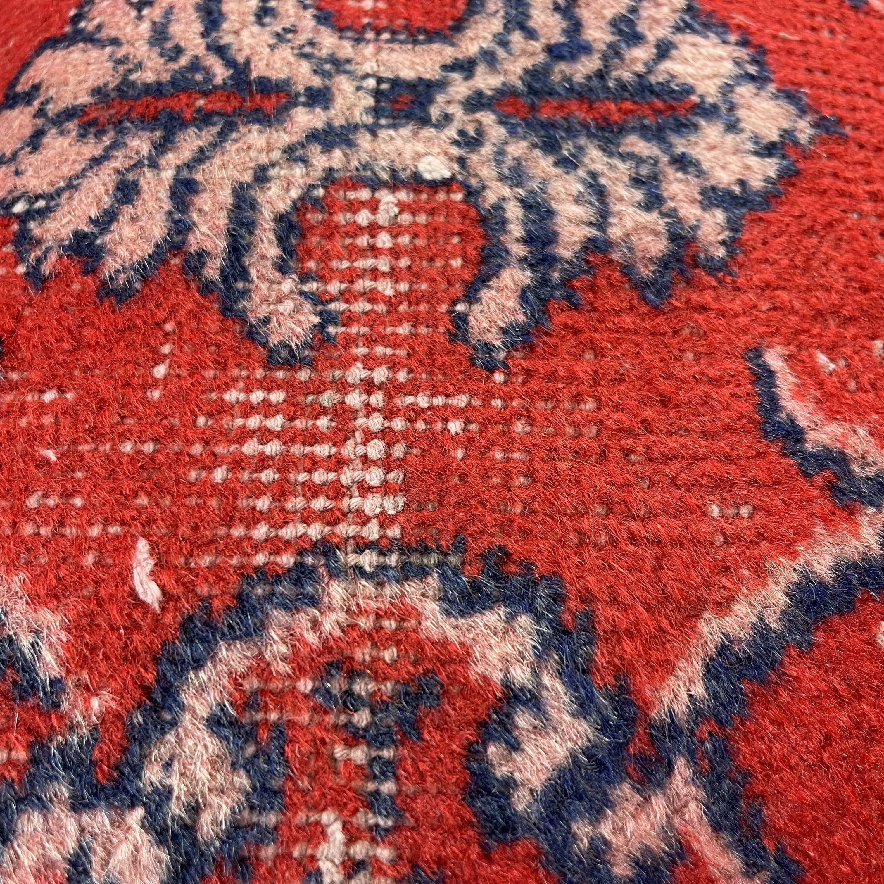 Vintage turkish handmade cushion cover , 30 x 60 cm