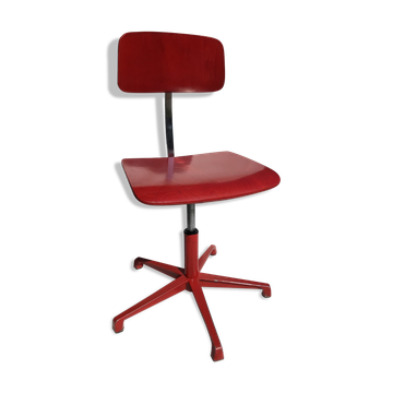 Workshop chair varnished wood Finland Ergofinn
