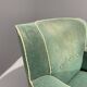 Fauteuil Art déco danois en mohair vert, années 1930-1940